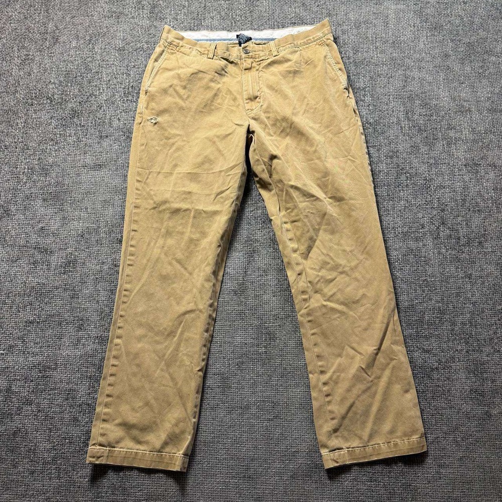 Polo Ralph Lauren Chino Pants Mens 34x31 Tan Khaki Straight Leg Vintage 90s